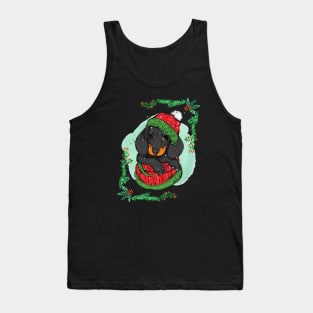 Winter holiday dog Tank Top